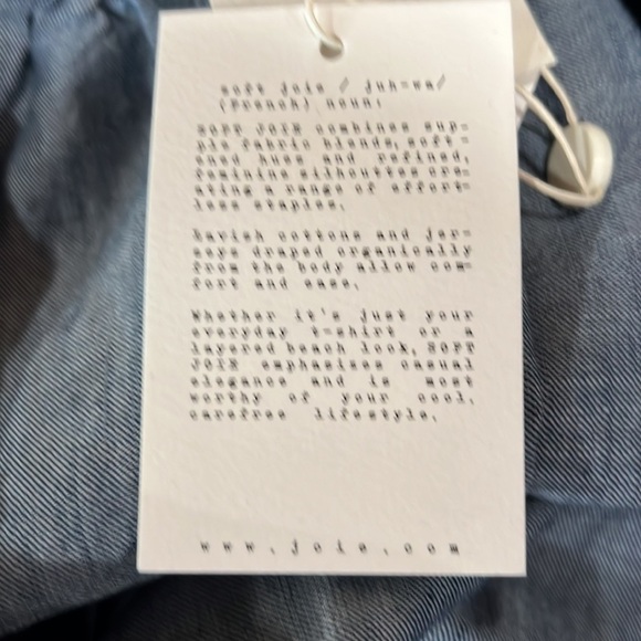 NEW Soft Joie Denim Dress Large - Picture 11 of 13